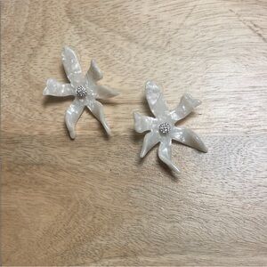 Lele Sadoughi Water Lily Earrings